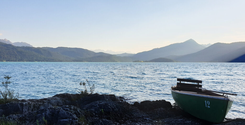 Karl Richter, Walchensee, Alpen