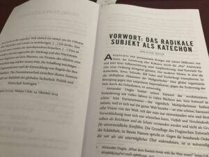 Peter Töpfer, Das Radikale Subjekt, Subjekt, radikal, Katechon, Alexander Dugin, Eurasische Mission, Alexander Dugin, Vierte Politische Theorie, Eurasianismus, 4. Politische Theorie, 4PT, Multipolarismus, Multipolarität, Eurasismus, Eurasien, eurasisch, eurasistisch,